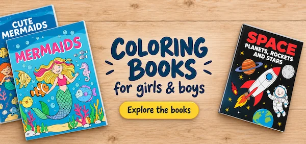 Coloring Books for girls and boys — explore the books